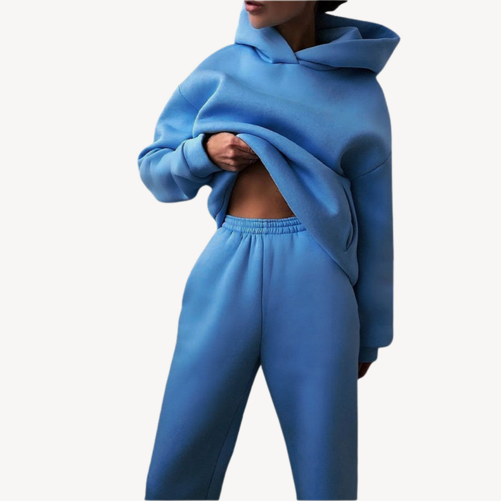 Oversized Hoodie und Jogger Set für Frauen