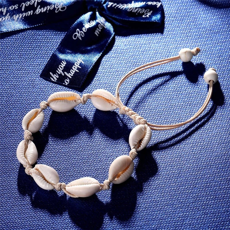 Bohemian Shell Sommer Strand Barfuß Fußkette | Shop Nory
