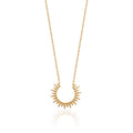 Sonnenschein Anhänger Kette vergoldet für Damen | Shop Nory