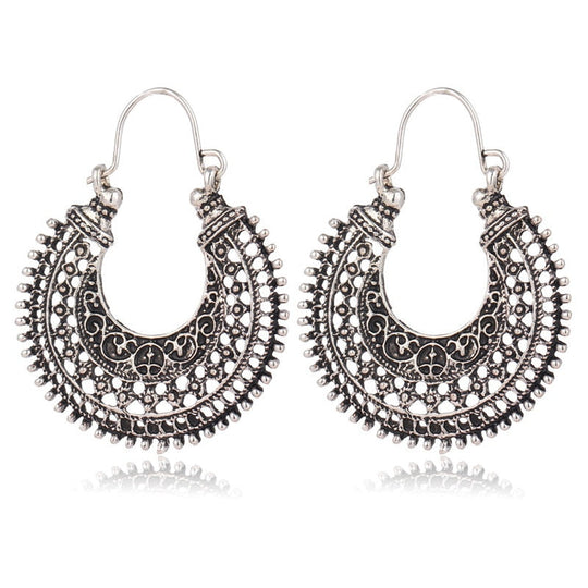 Filigrane tibetische Ohrringe aus 925er Silber | Shop Nory