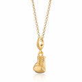 Gold Boxhandschuh Charm Halskette | Shop Nory