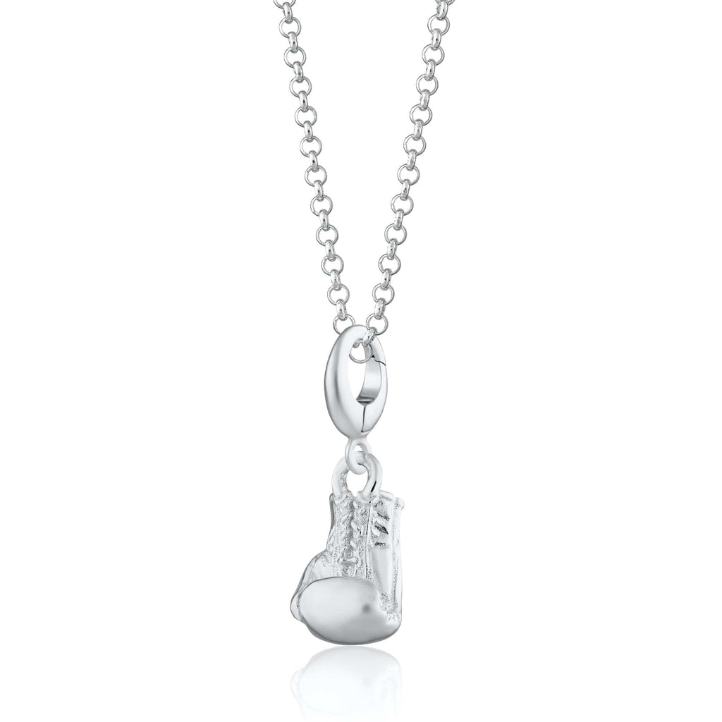 Silber Boxhandschuh Charme Anhänger Kette | Shop Nory
