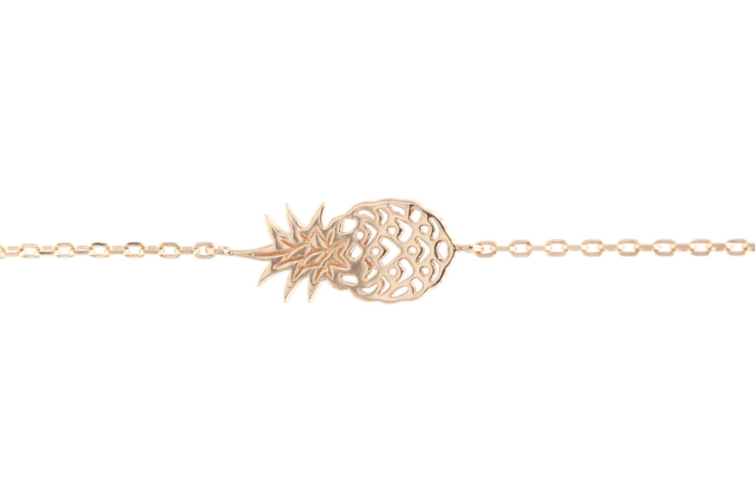 Armband mit Ananas - 16K vergoldet | Shop Nory