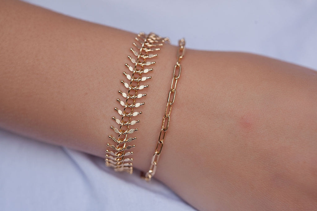 Charms-Armband - 16 Karat vergoldet | Shop Nory