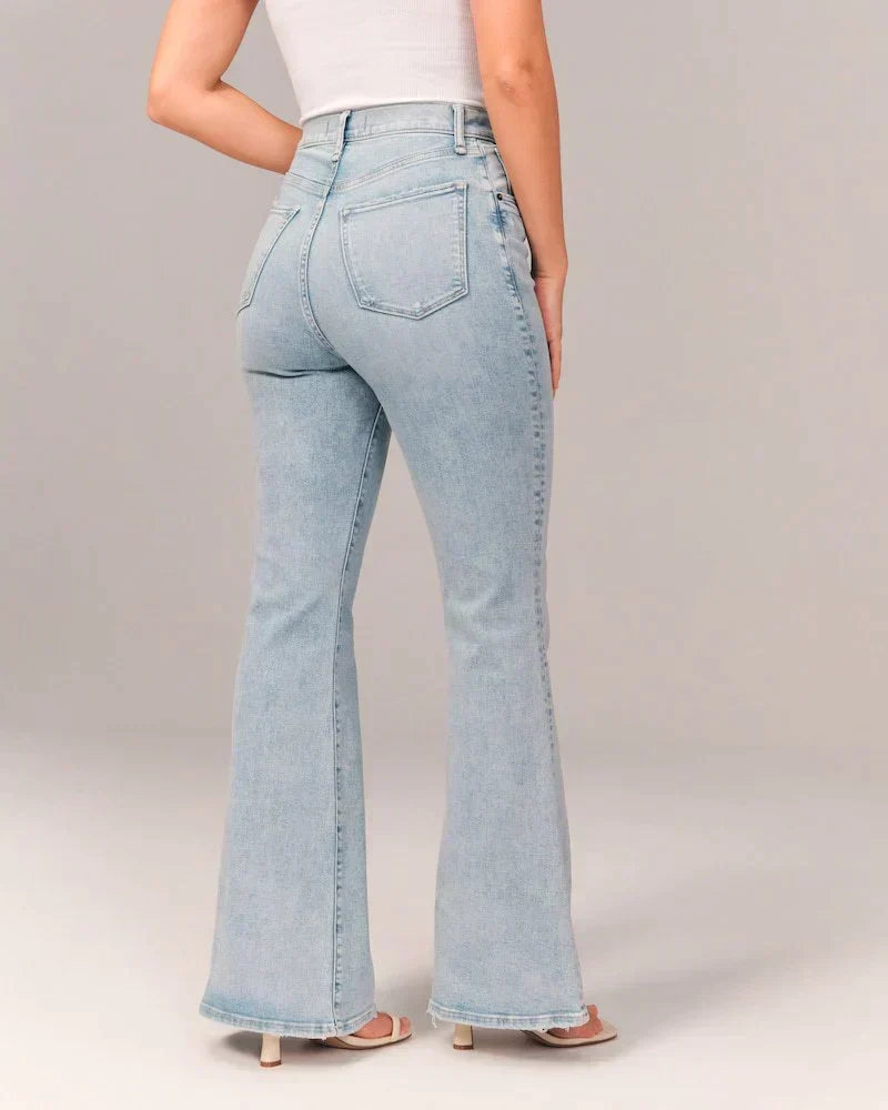 Bootcut Jeans mit Shaping-Effekt