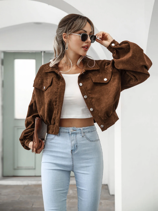 Cropped Bomberjacke - Lässig & Stilvoll