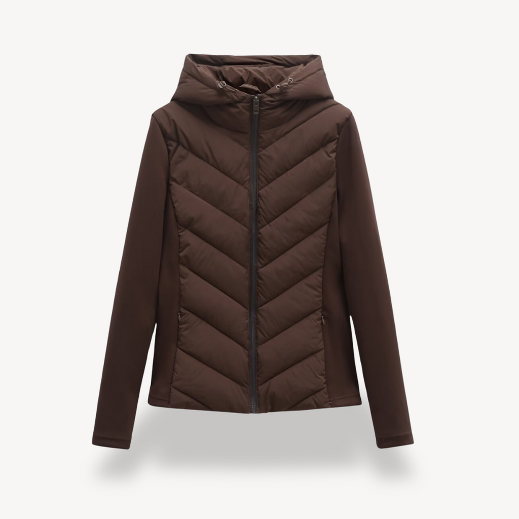 Damen Chevron Steppjacke