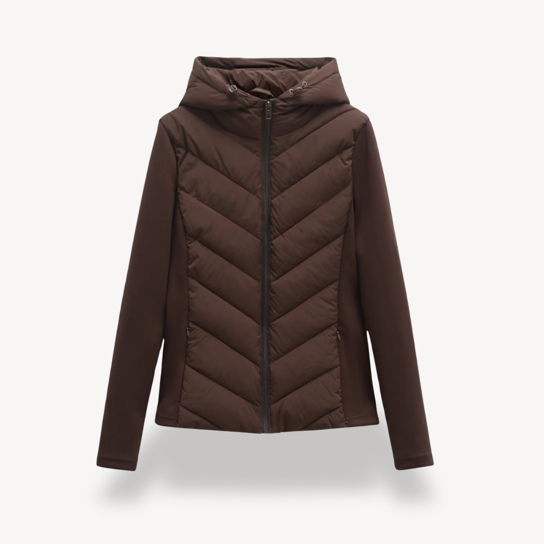 Damen Chevron Steppjacke