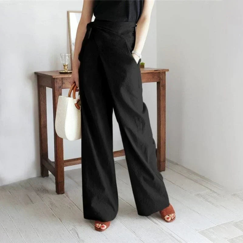 Trendy Hohe Taillen Wickelhose