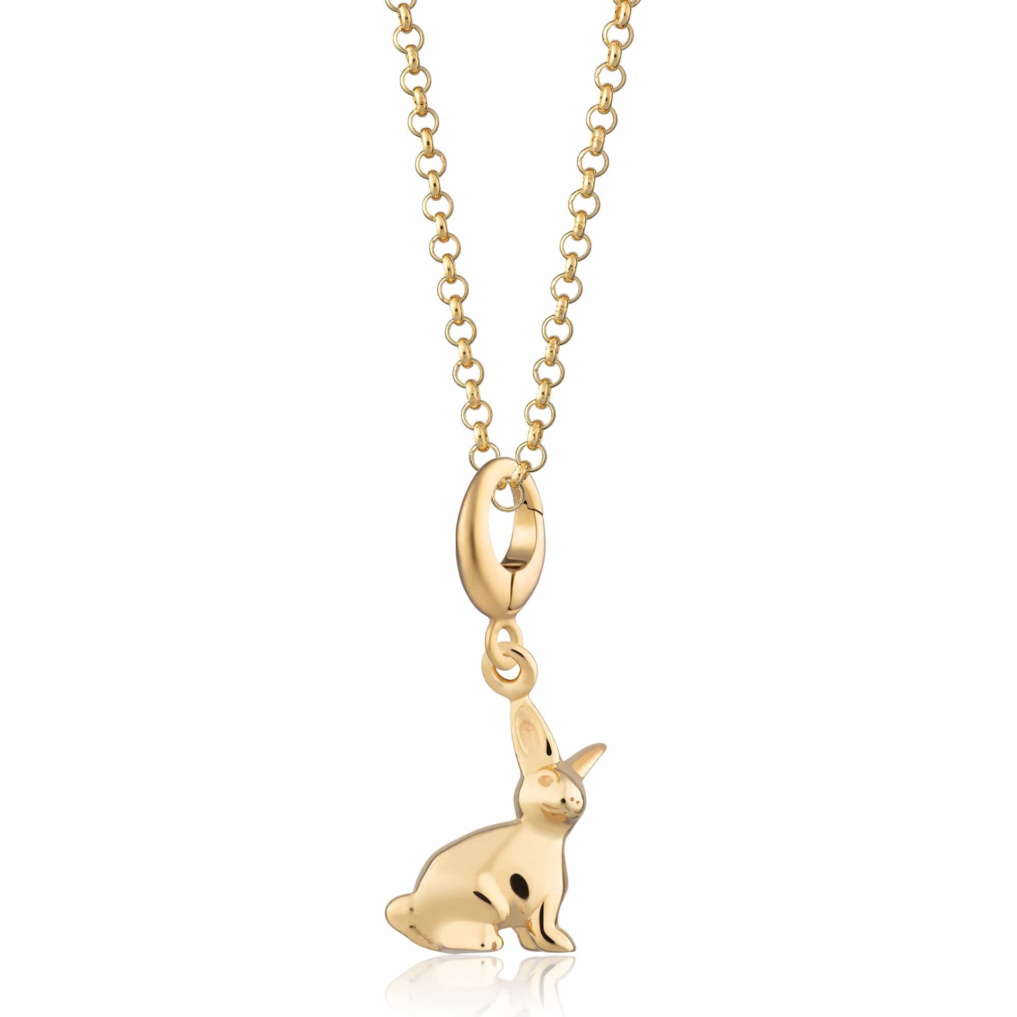 Gold Rabbit Charm Halskette | Shop Nory