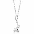 Silberne Kaninchen Charm Halskette | Shop Nory