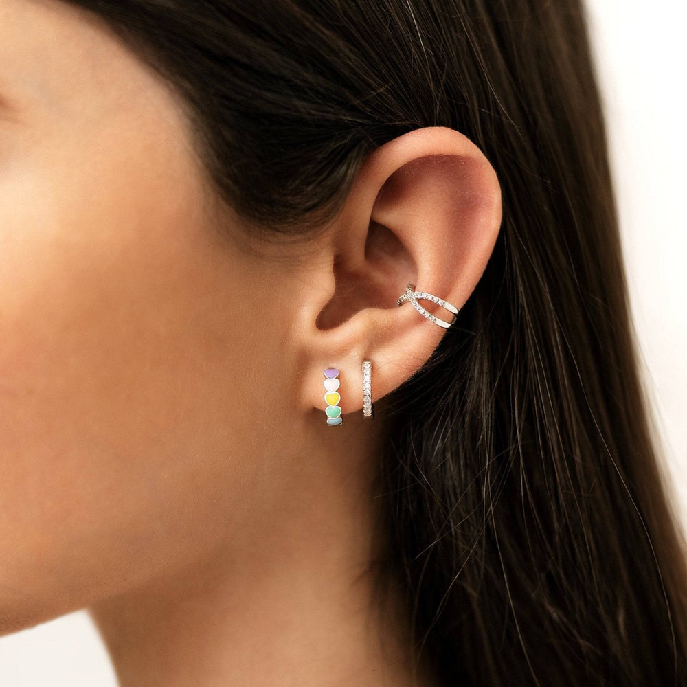 Regenbogen-Liebe-Ohrringe - Celestina | Shop Nory