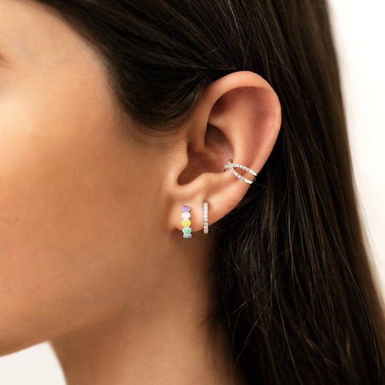 Regenbogen-Liebe-Ohrringe - Celestina | Shop Nory