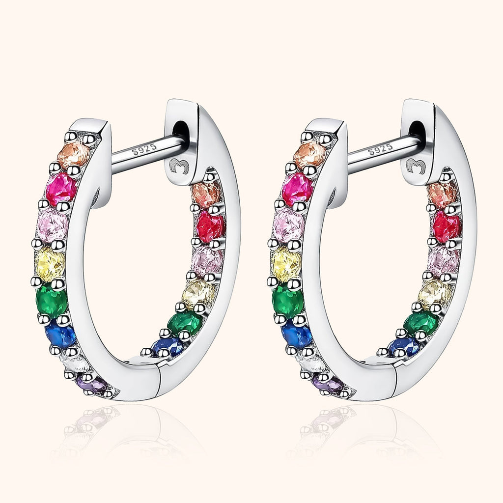 Regenbogen-Creolen - Sofia | Shop Nory