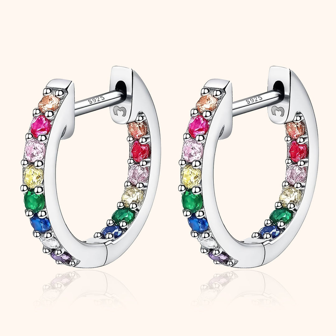 Regenbogen-Creolen - Sofia | Shop Nory