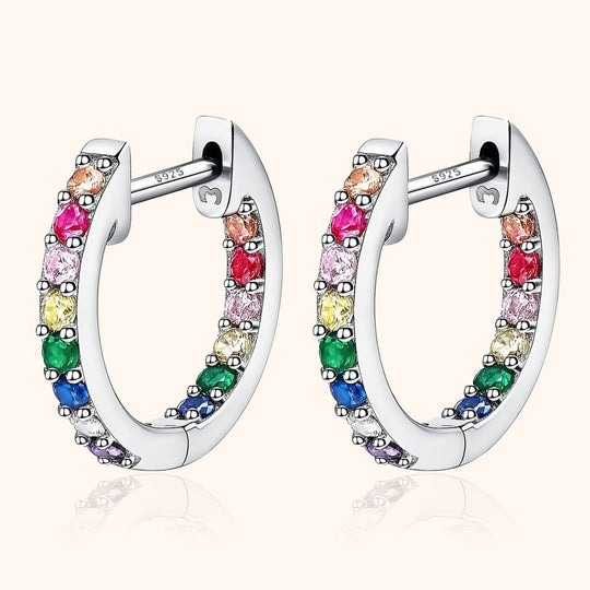 Regenbogen-Creolen - Sofia | Shop Nory