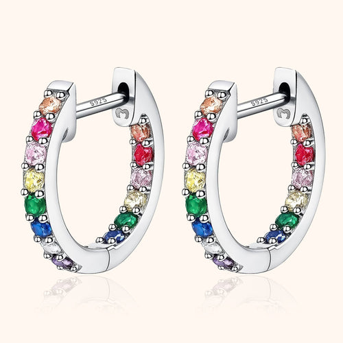 Regenbogen-Creolen - Sofia | Shop Nory