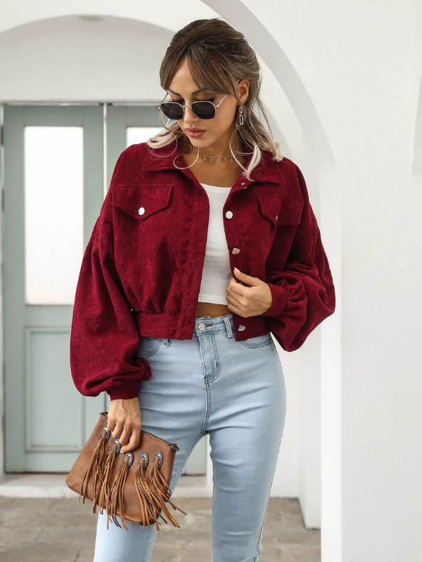 Cropped Bomberjacke - Lässig & Stilvoll