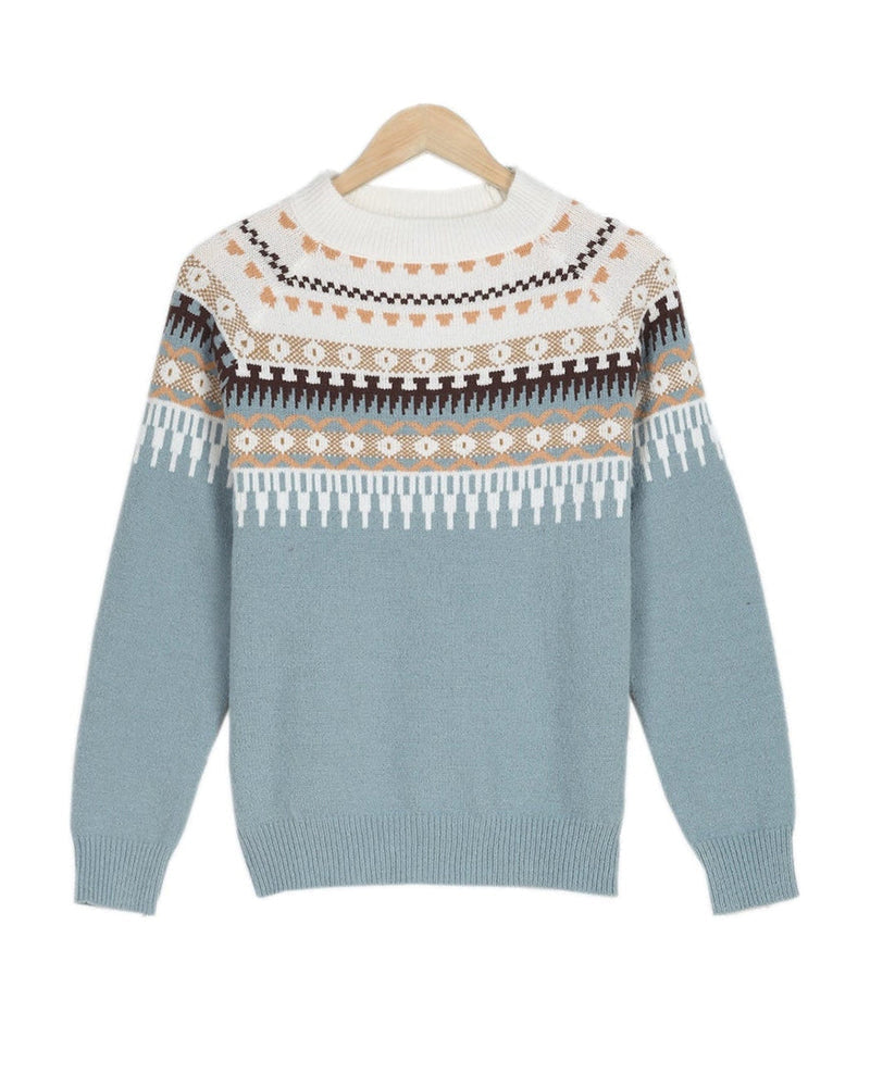 Stilvolle gShopnoryeizte Boho Pullover