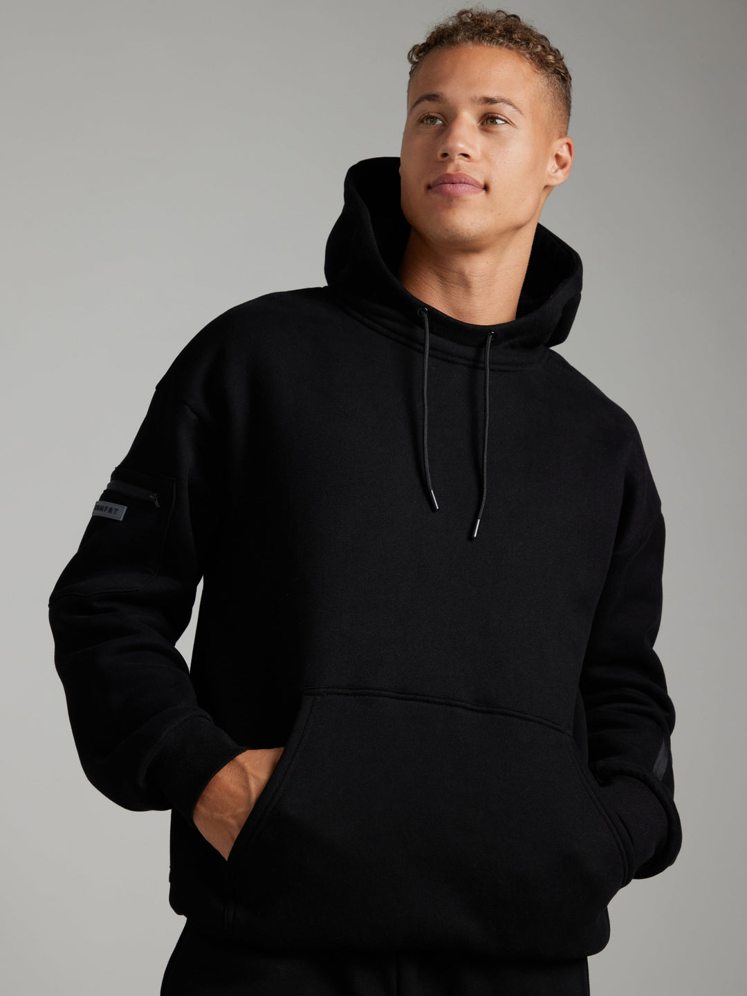 Bequemer Reise-Hoodie mit Flugmodus-Grafik