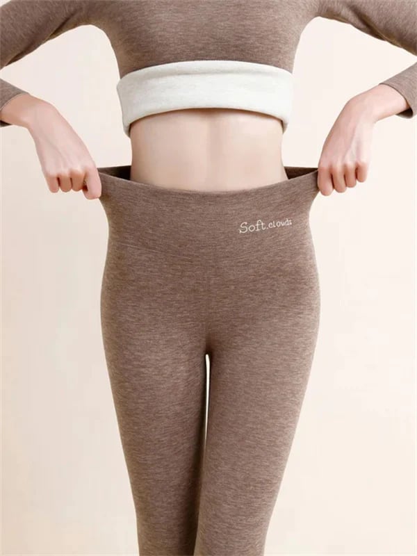Damen Winterhose Fleece - Warme Leggings mit Formungseffekt