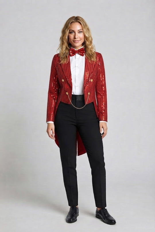 Frauen festlichen Glitzer Blazer Shop Nory