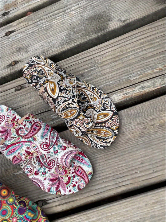Florale Flip Flops für Frauen