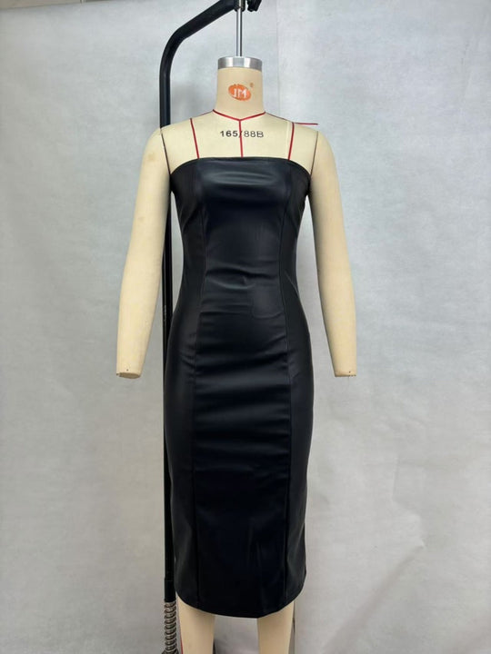 Schlauchtop geteiltes Kleid