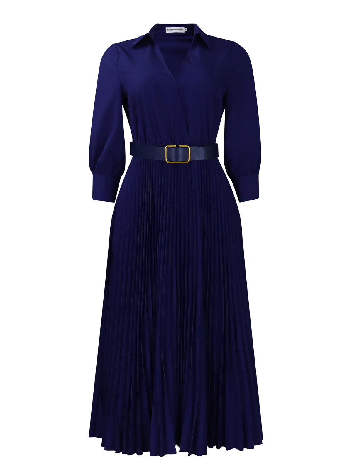 Women 's solide Farbe große Größe Kleid