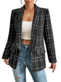 Karierter Blazer