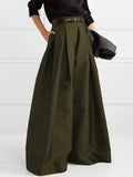 Weite Hose mit Hoher Taille