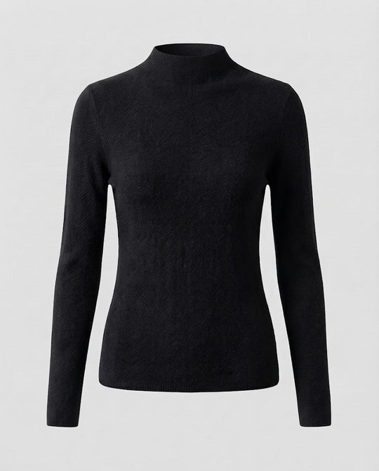 Damen Feiner Minimalistischer Stehkragenpullover aus anschmiegsamem Feinstrick Shop Nory