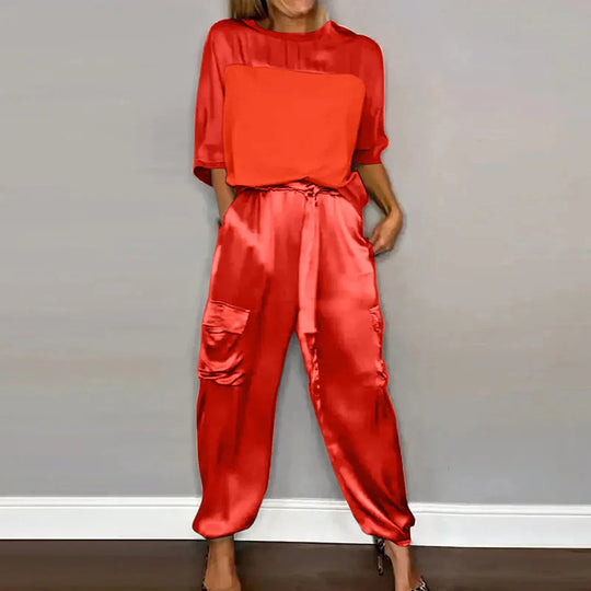 ShopNory | Satin Zweiteiler
