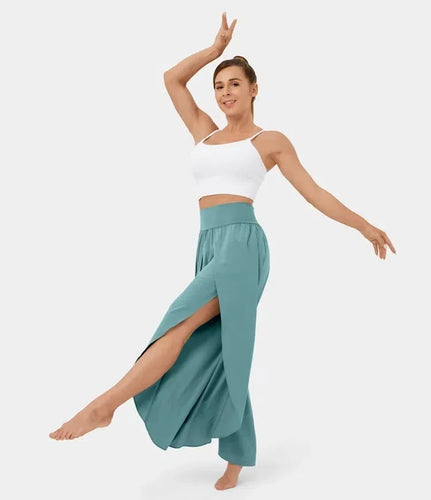 Yogahose mit Weitem Bein