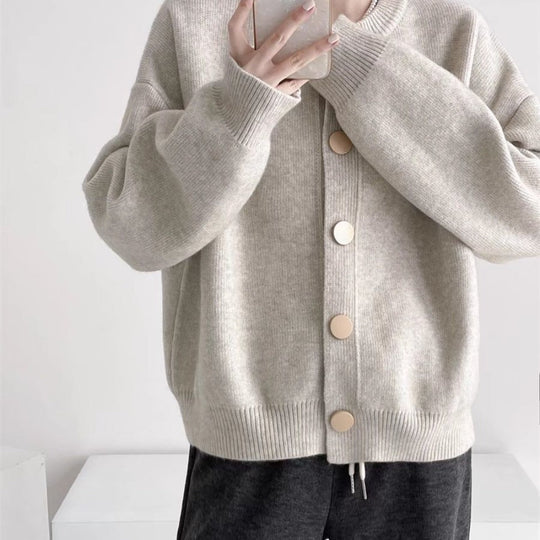 Strickjacke mit Knopfverschluss für Damen