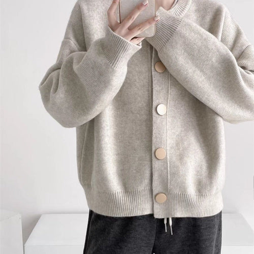 Strickjacke mit Knopfverschluss für Damen