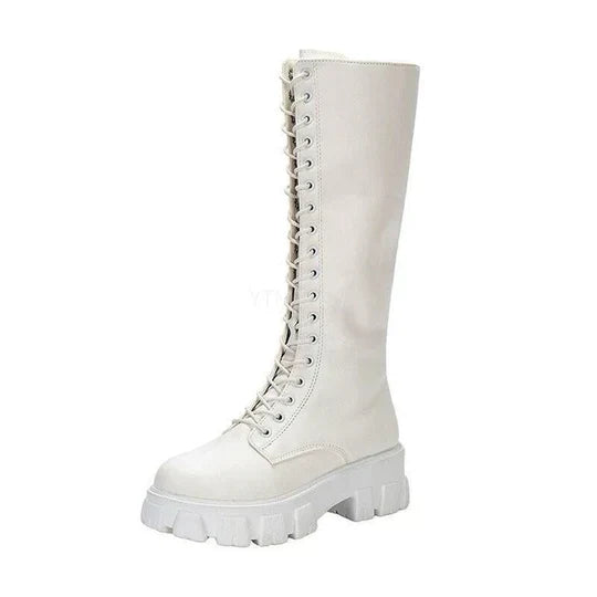 Stilvolle kniehohe Stiefel für Damen
