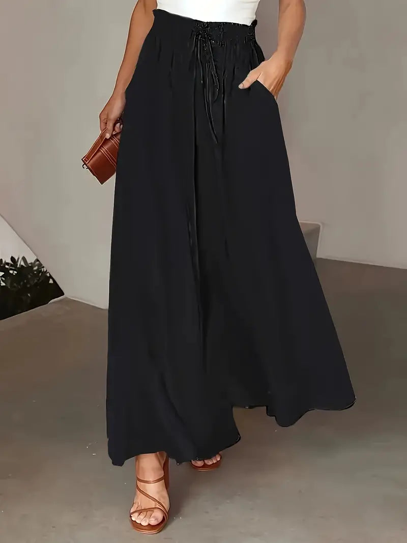Elegante und Schicke Hose mit Weitem Bein