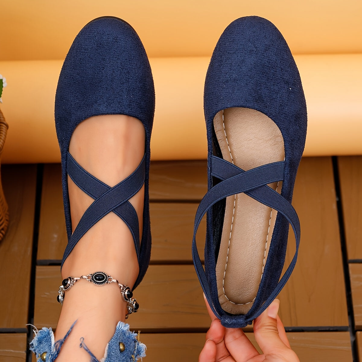 Bequeme Flache Wedges