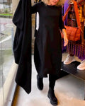 Einfarbiges Kleid