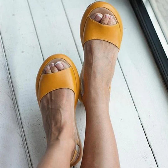 Damen Bequeme Schlichte Sandalen Freizeit