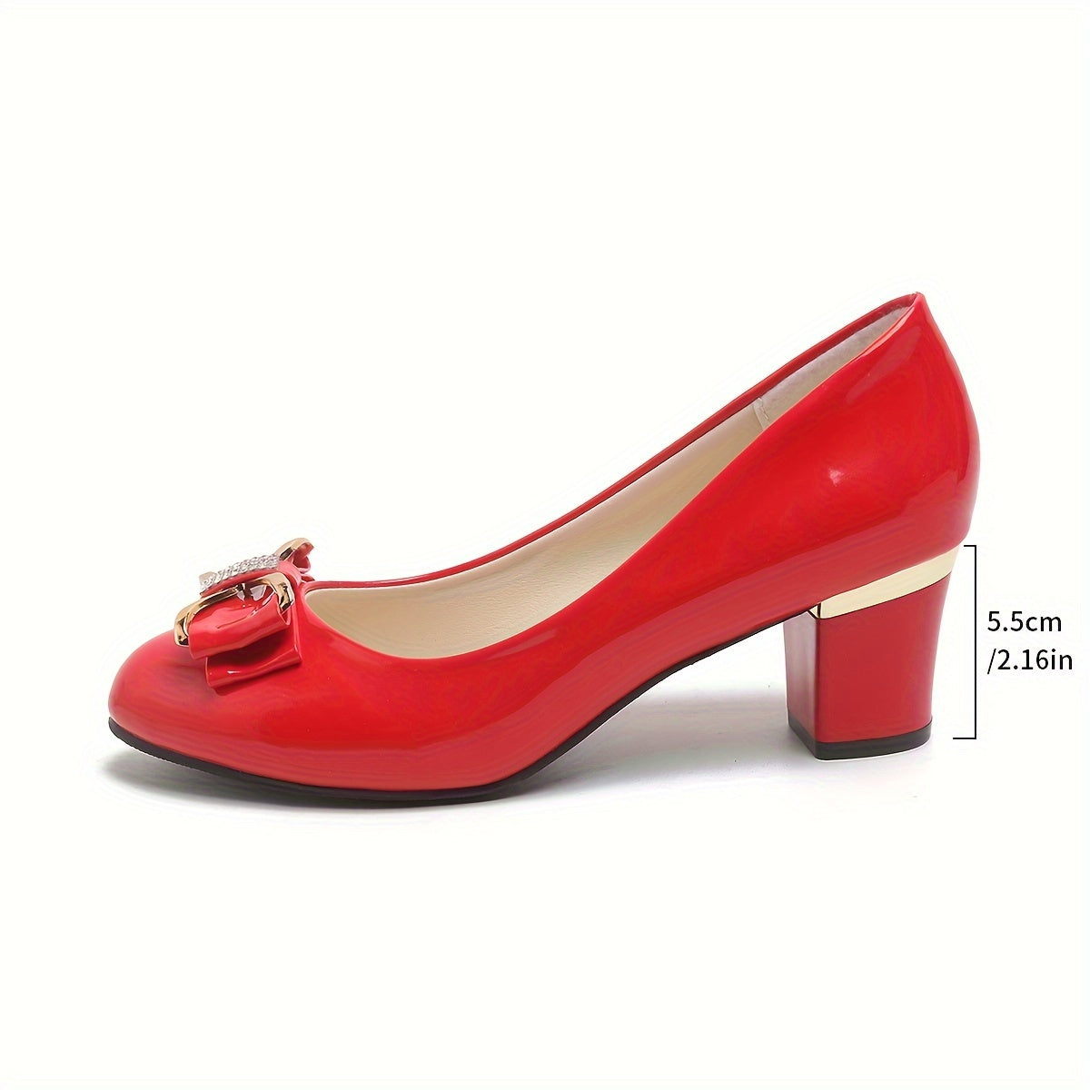 Bequeme Pumps mit niedrigem Absatz Shopnory Shopnory
