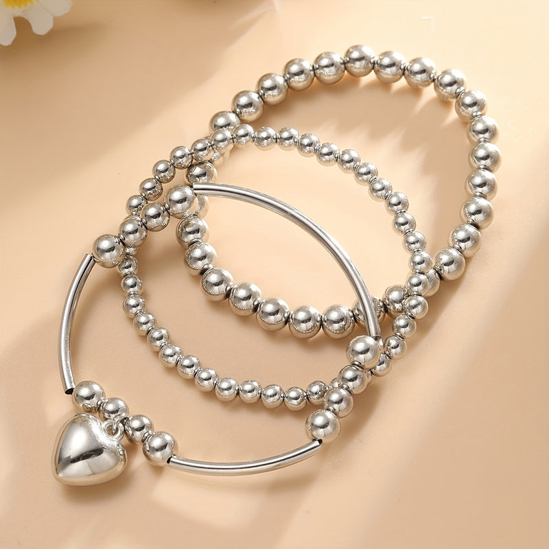 Herz Perlenarmband | Shop Nory