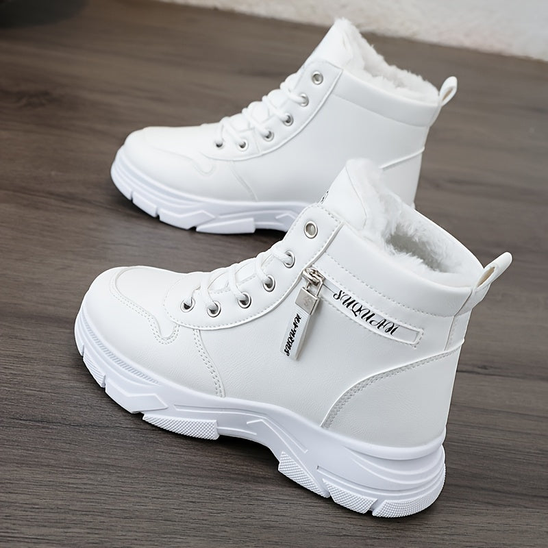 Festliche Winter Freizeit Sneakers für Damen - Ideal für den Winter