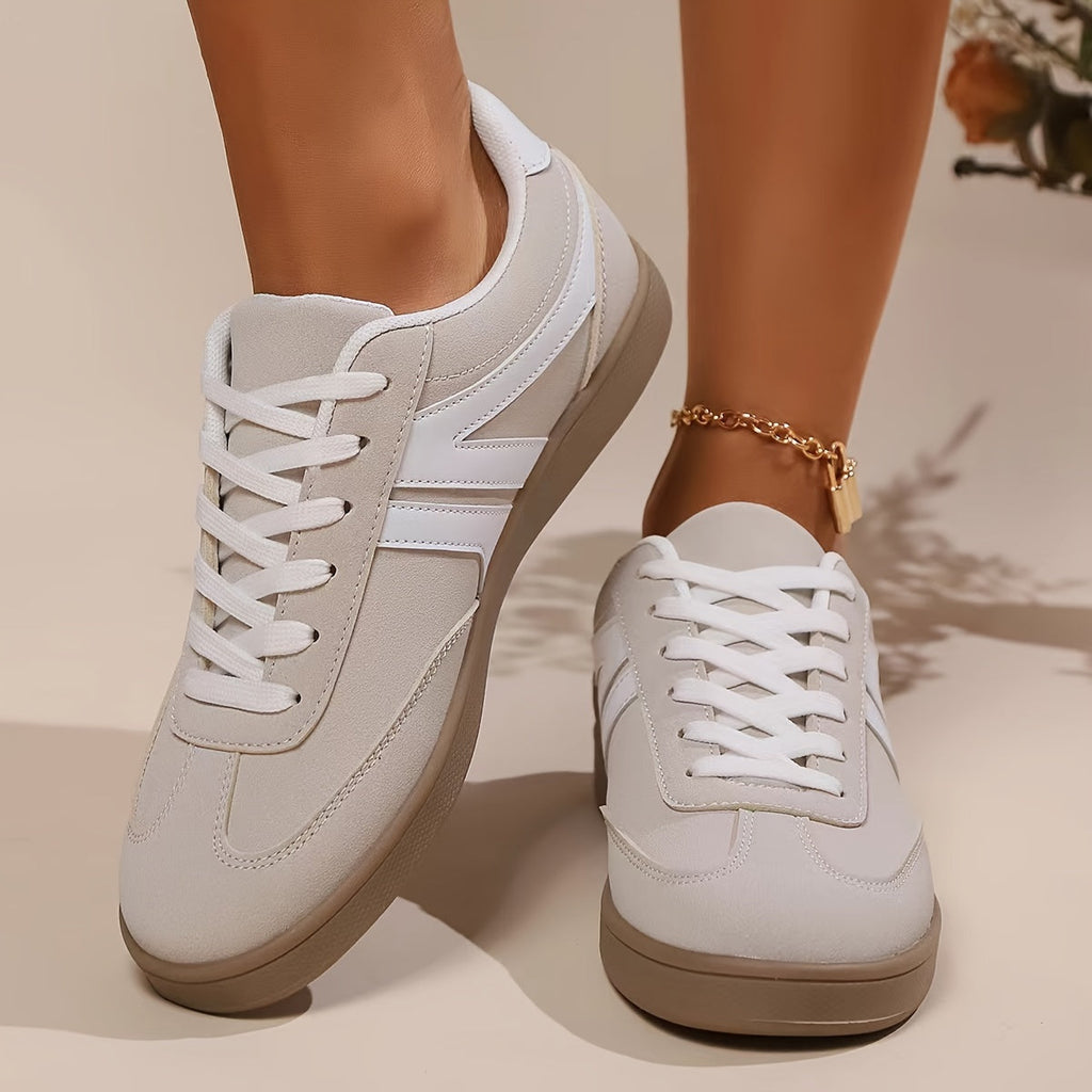 Bequeme Damensneaker In Einfarbigen Farben