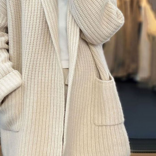 Gemütlicher Wollmix-Cardigan für Frauen