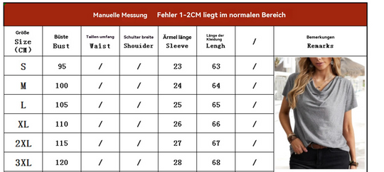 Einfarbig kurze Ärmel