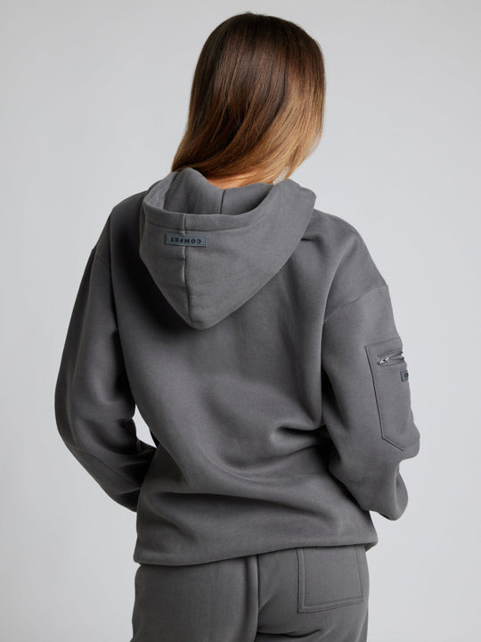 Bequemer Reise-Hoodie mit Flugmodus-Grafik