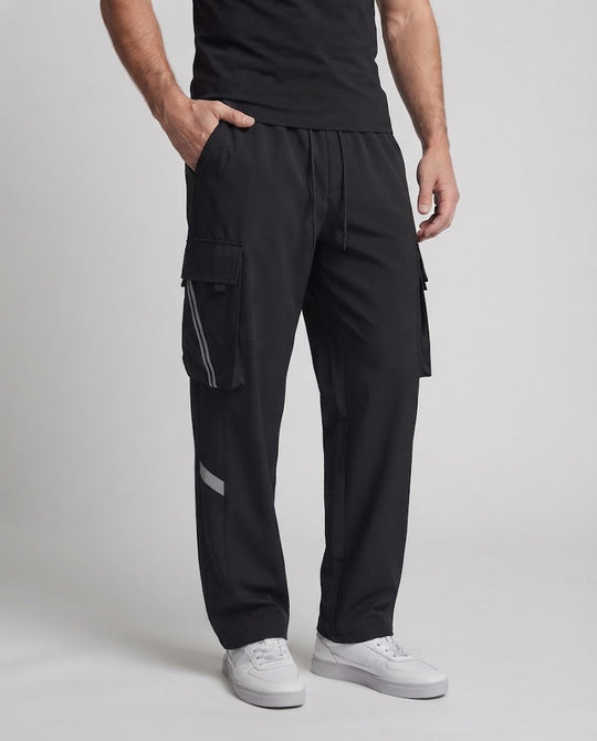 Herren Bunte Cargo-Hose mit breitem Schnitt Shop Nory