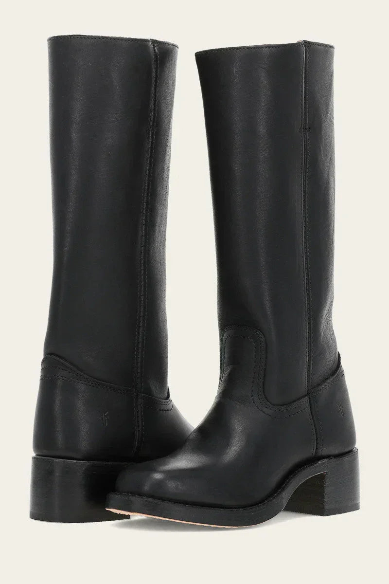Strukturiert Hohe Stiefel Wulfrun